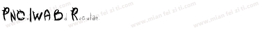 PNGoIWA-Bd Regular字体转换
